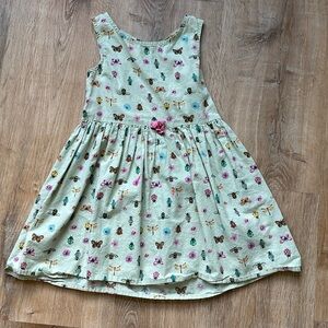 Girls bug dress, size 4-5 H&M